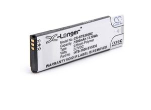 4251574601483 - Li-Polymer Akku 1000mAh (37V) kompatibel mit Fernbedienung Remote Control Ersatz für rti ATB-900-SY5531 - Vhbw