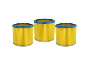 4251574617200 - Vhbw - 3x Rundfilter   Lamellenfilter kompatibel mit Staubsauger Aqua Vac Synchro 22 30 30 A 40 ac 40 A