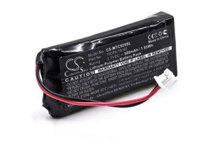 4251574617811 - 1x Akku Ersatz für Midland 1ICP8 18 40 für Wireless Headset Kopfhörer (500 mAh 37 v Li-Polymer) - Vhbw