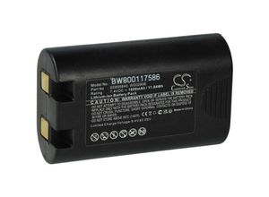 4251574619280 - Akku kompatibel mit Dymo Rhino 5200 4200 Drucker Kopierer Scanner Etiketten-Drucker (1600 mAh 74 v Li-Ion) - Vhbw