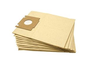 4251574652195 - Vhbw - 10x Staubsaugerbeutel kompatibel mit Lloyds 194 495 865 077 865 336 865 506 Staubsauger - Papier 23cm x 18cm Sandfarben