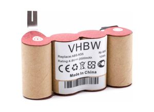 4251574658241 - Vhbw - NiMH Akku 2000mAh (48V) kompatibel mit elektrischer Besen Home Cleaner Heimroboter Ersatz für Kärcher BF9900