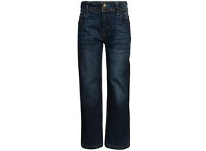 4251575487116 - tausendkind essentials - Jeans-Hose EASY Slim Fit in dunkelblau Gr116