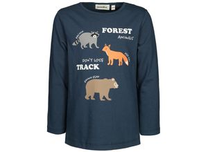 4251575494664 - tausendkind collection - Langarmshirt FUCHS UND CO in dunkelblau Gr140 146