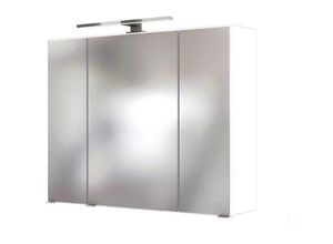 4251581528339 - Lomadox - Badmöbel led Spiegelschrank 80 cm ARLON-03 in weiß BxHxT 80 x 66 x 20 cm - weiß