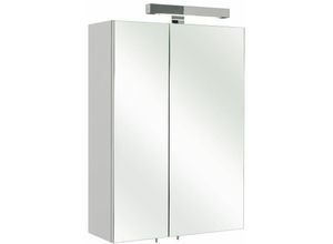 4251581540485 - Spiegelschrank WARSCHAU-66 in weiß glänzend - B H T 50 70 20cm - weiß