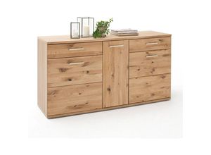 4251581540522 - Lomadox - Sideboard SAMARA-05 Wohn- Esszimmerschrank aus Asteiche Bianco massiv - b h t 150 78 44cm