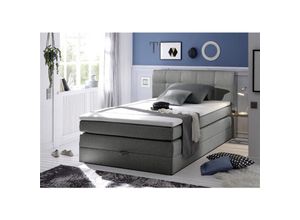 4251581545329 - Boxspringbett 140x200 cm Jugendbett mit Bettkasten NEWBEDFORD2 Hotelbett in Inari 27 braun - braun