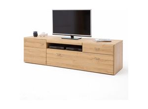 4251581547927 - TV-Lowboard FERROL-05 Wohnwand Fernseh Schrank in Grandson Oak Nb - b h t 205 55 52cm - braun