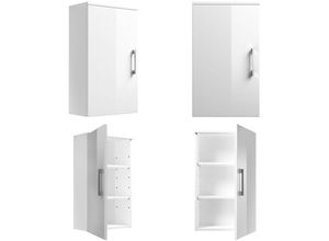 4251581553188 - Hängeschrank RIMAO-100 Hochglanz weiß b x h x t ca 40 x 68 x 205 cm - weiß