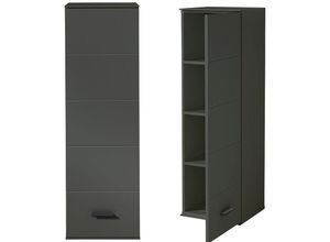 4251581584236 - Lomadox - Hängeschrank MADEIRA-36 in graphit b h t ca 40 125 36cm - grau