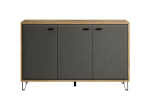 4251585589312 - Ebuy24 - Blanshe Sideboard 3 Türen grau
