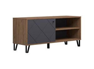 4251585591285 - Trendteam - TV-Unterteil TV-Möbel Fernsehschrank Lowboard HiFi Schrank 123x56x40cm