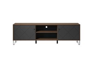 4251585591292 - Trendteam - TV-Unterteil Lowboard Fernseheschrank Touch Eiche Kraft 183x56x40 cm