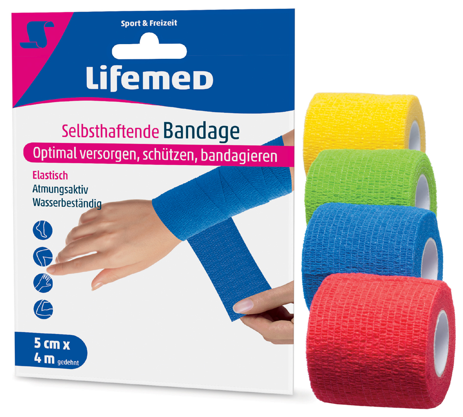 4251594200536 - Lifemed selbsthaftende Bandage 50 mm x 40 m