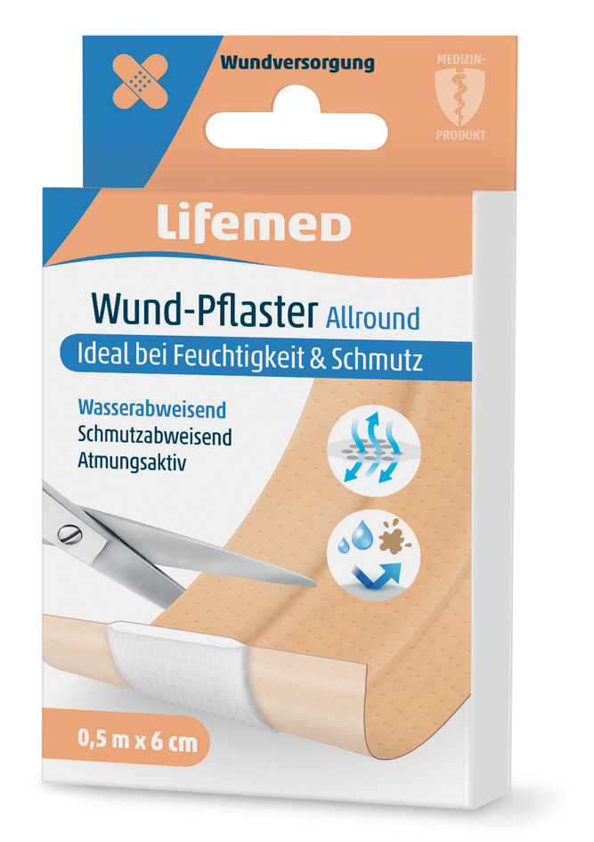 4251594200826 - Lifemed Wund-Pflaster Allround hautfarben 500 mm x 60 mm