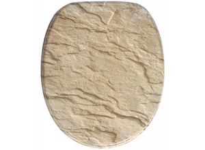 4251599506091 - WC-Sitz mit Absenkautomatik Sand Stone - Premium Toilettendeckel direkt vom Hersteller