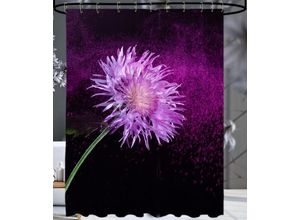 4251599515833 - Duschvorhang Purple Dust 180 x 200 cm