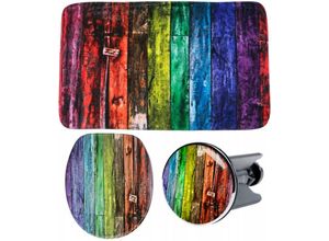 4251599522978 - 3-teiliges Badezimmer Set Rainbow