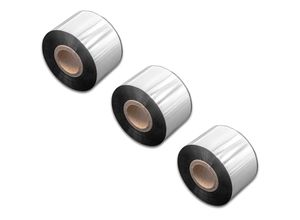 4251605208148 - Vhbw - 3x Thermotransfer-Band kompatibel mit Avery Dennison Monarch 9416 xl tt Drucker Etikettendrucker Wischfest 40 mm x 300 m Wachs Harz Schwarz