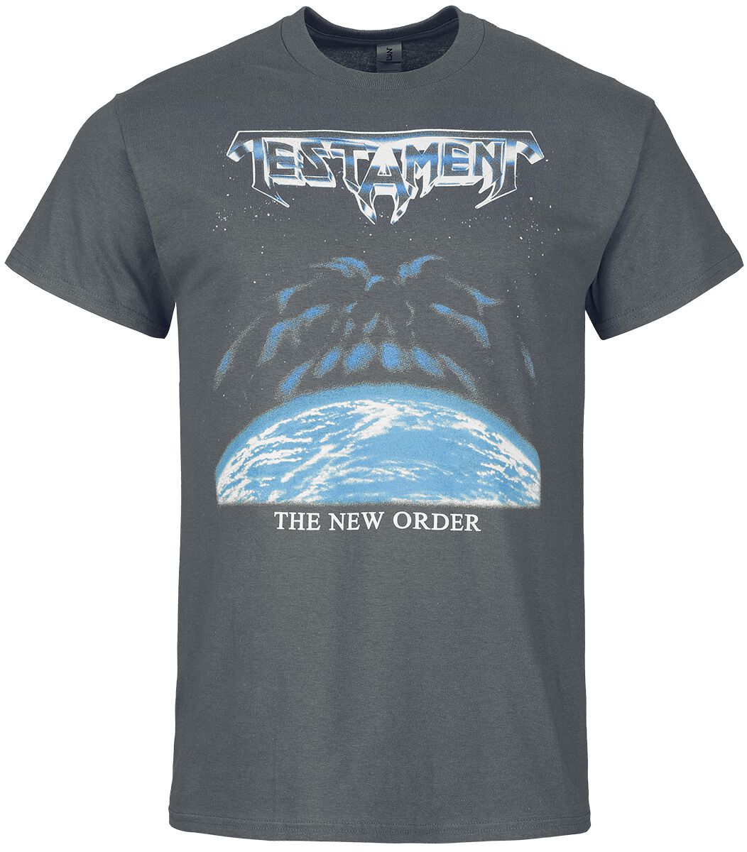 4251617119289 - The New Order Album T-Shirt charcoal in S