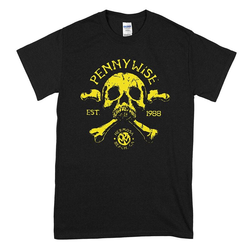 4251617123132 - Crossbones Skull T-Shirt schwarz in XXL
