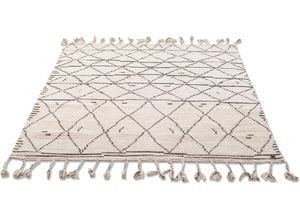 4251619606091 - Teppich TOM TAILOR HOME Nomad Teppiche Gr B L 65 cm x 135 cm 5 mm 1 St beige (natur) Fransenteppich Baumwollteppiche handgewebt mit Fransen Boho-Style