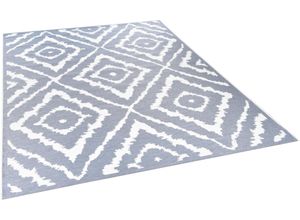 4251619606312 - Teppich TOM TAILOR HOME Garden Pattern Teppiche Gr B L 70 cm x 120 cm 3 mm 1 St blau Esszimmerteppiche