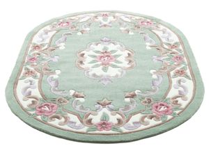 4251619610463 - Teppich THEKO Ming Teppiche Gr B L 190 cm x 290 cm 14 mm 1 St grün Orientalische Muster hochwertiges Acrylgarn ideal im Wohnzimmer & Schlafzimmer 4251619610463 - Teppich THEKO Ming Teppiche Gr B L 190 cm x 290 cm 14 mm 1 St grün Orientalische Muster hochwertiges Acrylgarn ideal im Wohnzimmer & Schlafzimmer