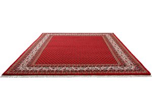 4251619618780 - Orientteppich HOME AFFAIRE Levin Teppiche Gr B L 70 cm x 140 cm 12 mm 1 St rot Fransenteppich Esszimmerteppiche handgeknüpft reine Wolle mit Fransen Wohnzimmer