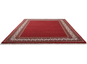 4251619618872 - Läufer HOME AFFAIRE Levin Teppiche Gr B L 80 cm x 200 cm 12 mm 1 St rot Fransenteppich Teppichläufer Teppich-Läufer handgeknüpft mit Fransen