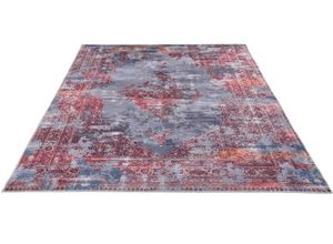 4251619633356 - Teppich GINO FALCONE Cecilia 067 Teppiche Gr B L 140 cm x 200 cm 3 mm 1 St rot (rostrot) Orientalische Muster