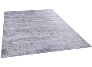 4251619633844 - Teppich GINO FALCONE Cecilia 063 Teppiche Gr B L 90 cm x 160 cm 3 mm 1 St grau Esszimmerteppiche Flachgewebe bedruckt ideal im Wohnzimmer & Schlafzimmer