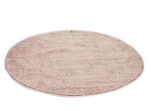 4251619639969 - Teppich TOM TAILOR HOME Groove Teppiche Gr Ø 140 cm 15 mm 1 St rosa (rosé) Esszimmerteppiche modernes Design edles Farbspiel ideal im Wohnzimmer & Schlafzimmer