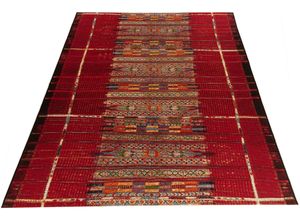 4251619664688 - Teppich GINO FALCONE Outdoor-Africa 38 Teppiche Gr B L 240 cm x 340 cm 5 mm 1 St rot Esszimmerteppiche Flachgewebe Ethno Style In- und Outdoor geeignet