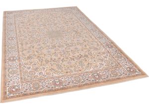 4251619668303 - Wollteppich THEKO Dolna - 859 Teppiche Gr B L 80 cm x 150 cm 10 mm 1 St beige (sand) Orientalische Muster Kurzflor reine Wolle Orient-Optik