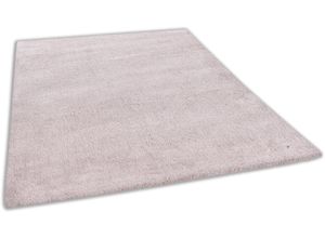 4251619679712 - Hochflor-Teppich TOM TAILOR HOME Shaggy Teppich Cozy Teppiche Gr B L 65 cm x 135 cm 25 mm 1 St beige Esszimmerteppiche Uni Farben auch in Pastell ideal im Wohnzimmer & Schlafzimmer