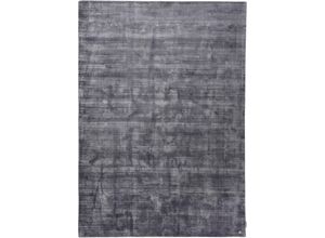 4251619680589 - Teppich TOM TAILOR HOME Shine uni Teppiche Gr B L 250 cm x 300 cm 8 mm 1 St grau (anthrazit) Esszimmerteppiche Handweb Teppich 100% Viskose handgewebt mit elegantem Schimmer