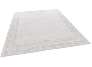 4251619684846 - Wollteppich THEKO Bergen - 630 Teppiche Gr B L 190 cm x 290 cm 5 mm 1 St weiß (wollweiß) Schurwollteppiche Handweb Teppich reine Wolle handgewebt Scandi Design mit Bordüre 4251619684846 - Wollteppich THEKO Bergen - 630 Teppiche Gr B L 190 cm x 290 cm 5 mm 1 St weiß (wollweiß) Schurwollteppiche Handweb Teppich reine Wolle handgewebt Scandi Design mit Bordüre