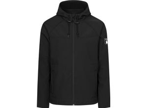 4251634770616 - derbe Softshelljacke Isleby atmungsaktiv winddicht für Herren schwarz XL