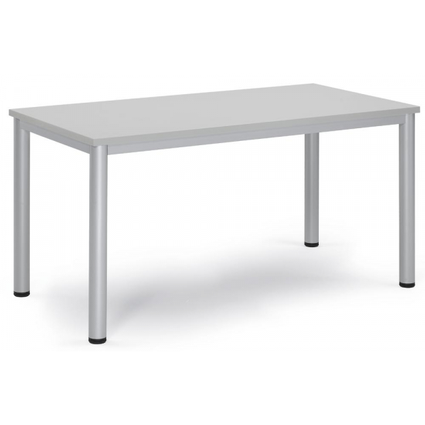 4251635602893 - Besprechungstisch 259688 72cm (H) 140x70cm (BxT) 6 Personen rechteckig lichtgrau   silber 4251635602893 Deskin