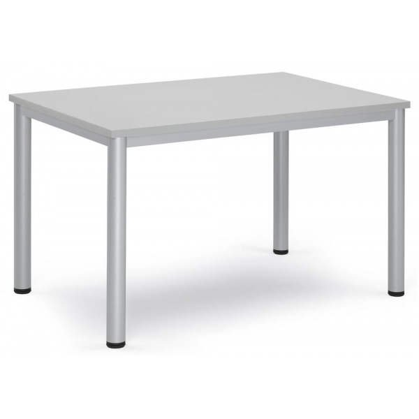 4251635603456 - Besprechungstisch 259685 72cm (H) 120x80cm (BxT) 6 Personen rechteckig lichtgrau   silber 4251635603456 Deskin