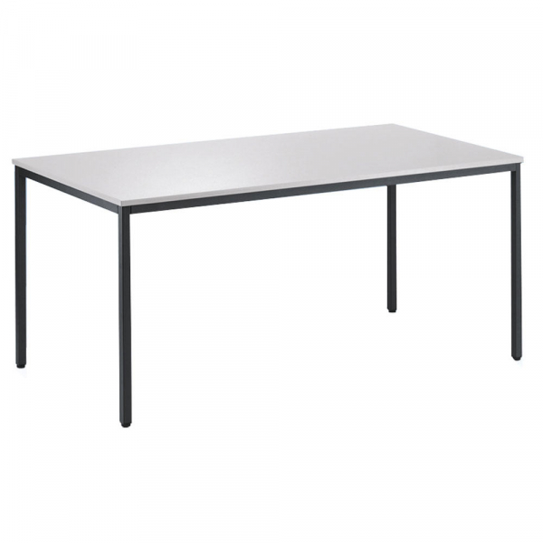 4251635606112 - Besprechungstisch 221509 72cm (H) 160x80cm (BxT) 6 Personen rechteckig lichtgrau   anthrazit 4251635606112 Deskin