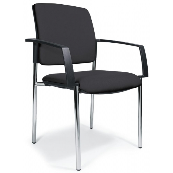 4251635646750 - Besucherstuhl VALERA 4 mit Armlehnen 4251635646750 Deskin 27052