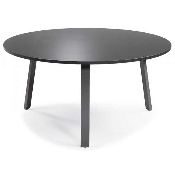 4251635668530 - Konferenztisch DESKIN RIO 735cm (H) 120x120cm (BxT) 6 Personen rund anthrazit   anthrazit 4251635668530 Deskin