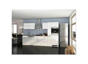 4251639403731 - Küchenblock in Weiss inkl E-Geräte Mailand