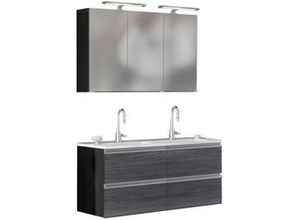 4251639411927 - Badezimmer in Silber  Eichefarbe Arezzo