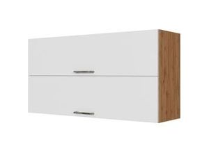 4251639429724 - Held Küchenoberschrank ca 110 cm Weiß Eiche 4251639429724 - Held Küchenoberschrank ca 110 cm Weiß Eiche
