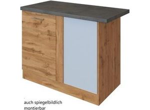 4251639430058 - Held Eckunterschrank ca 110 cm Eiche Anthrazit