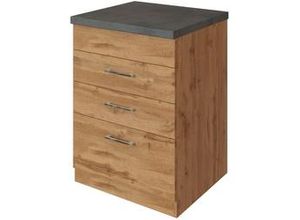 4251639430096 - Held Umbauschrank ca 60 cm Eichefarben Dekor